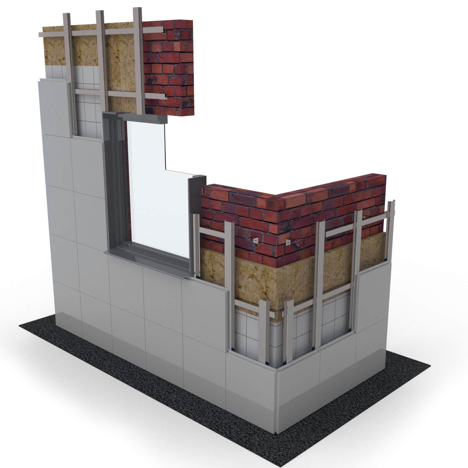 Кронштейны, профили, утеплитель