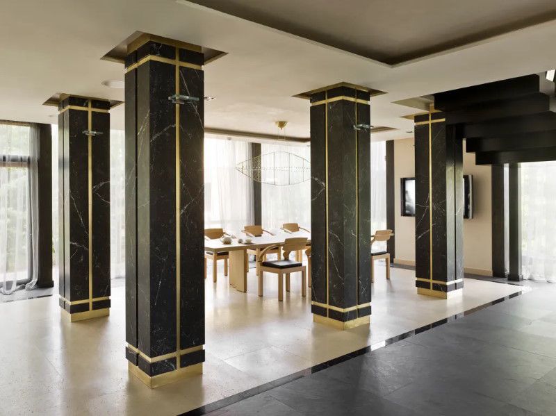 Облицовка колонн и АЗС